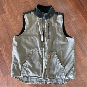 Carhartt Sherpa Lined Duck Canvas Vest